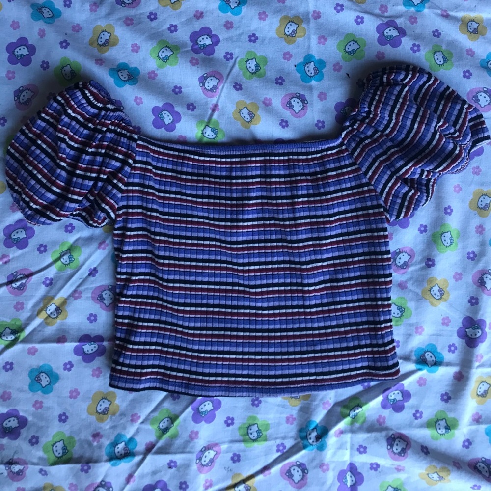 off the shoulder crop top